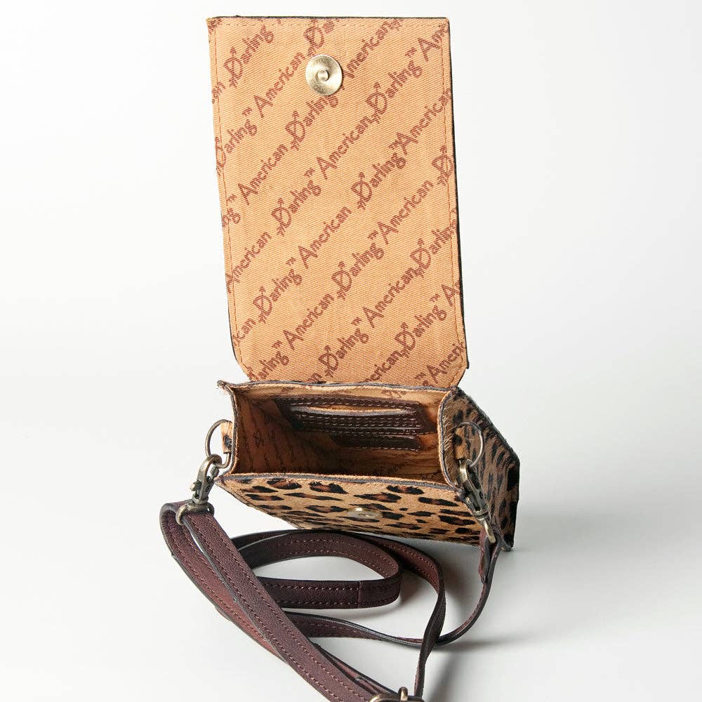 LC-ADBGZ326B Cellphone Holder Genuine Western Leather Women Bag Betsy: ADBGZ326B