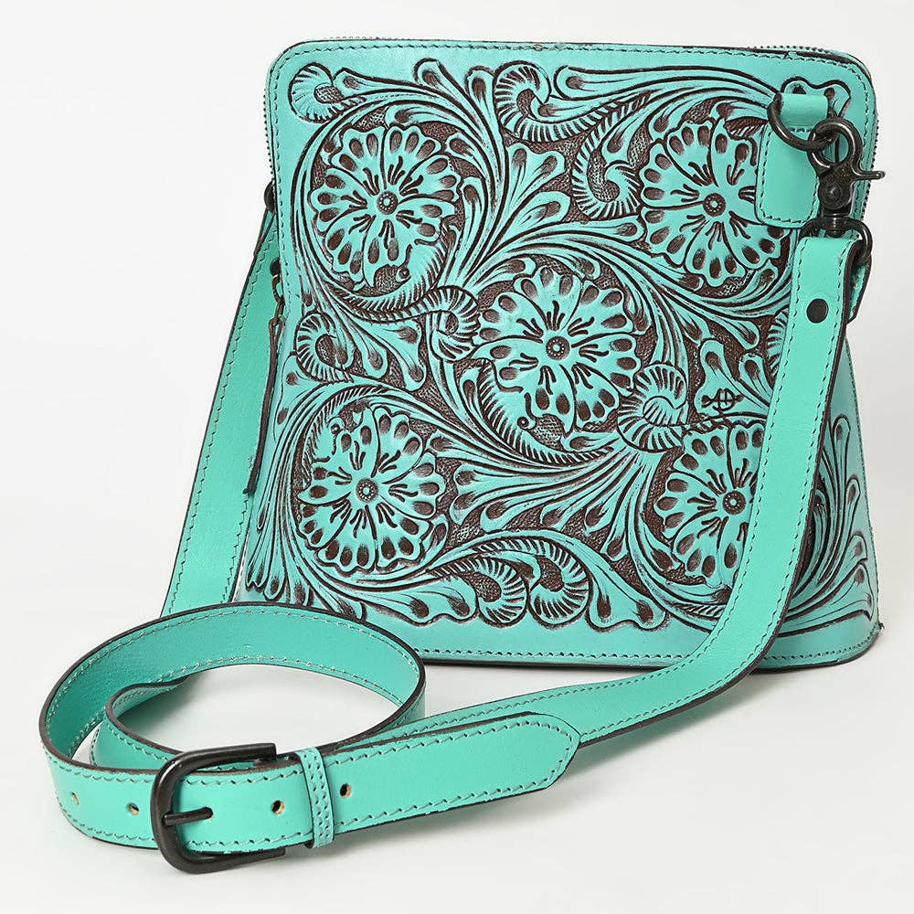 LC-ADBGZ763B Crossbody Genuine Western Leather Women Bag: ADBGZ763B