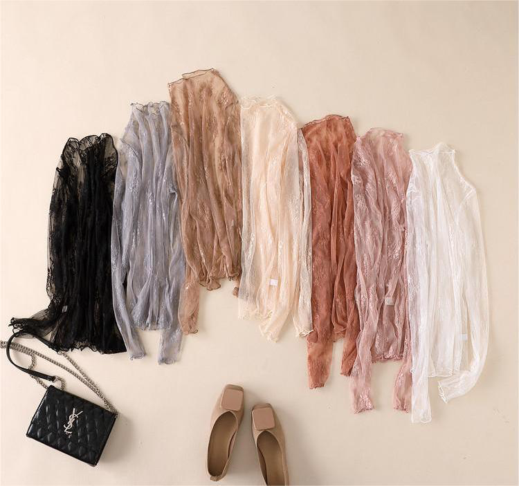 Lace Mesh Top: Black / Missy / M