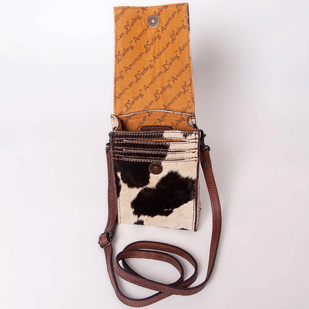 LC-ADBGZ326 Cellphone Holder Genuine Western Leather Women Bag Becca: ADBGZ326