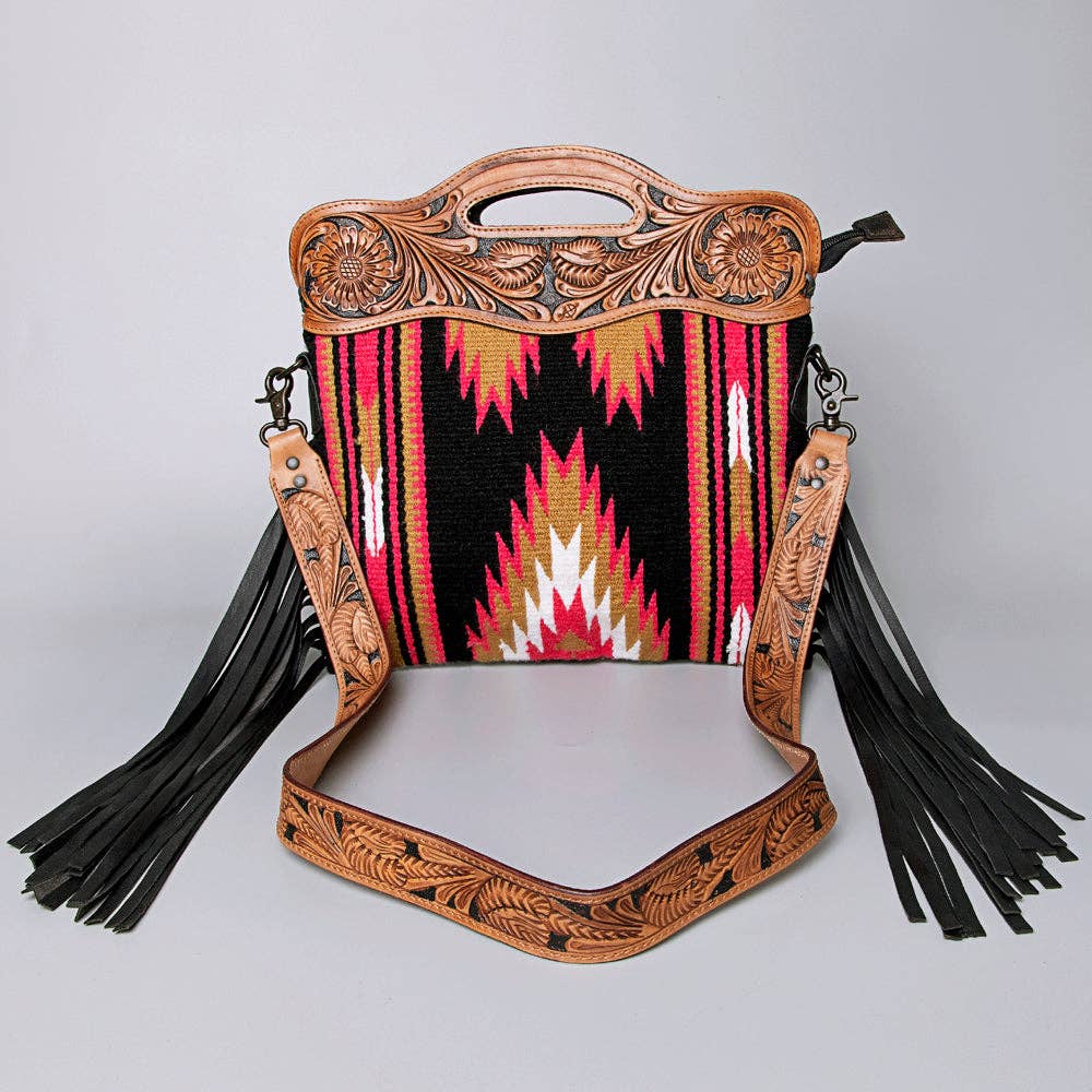 LC-ADBGZ176 Crossbody Genuine Western Leather Women Bag: ADBGZ176