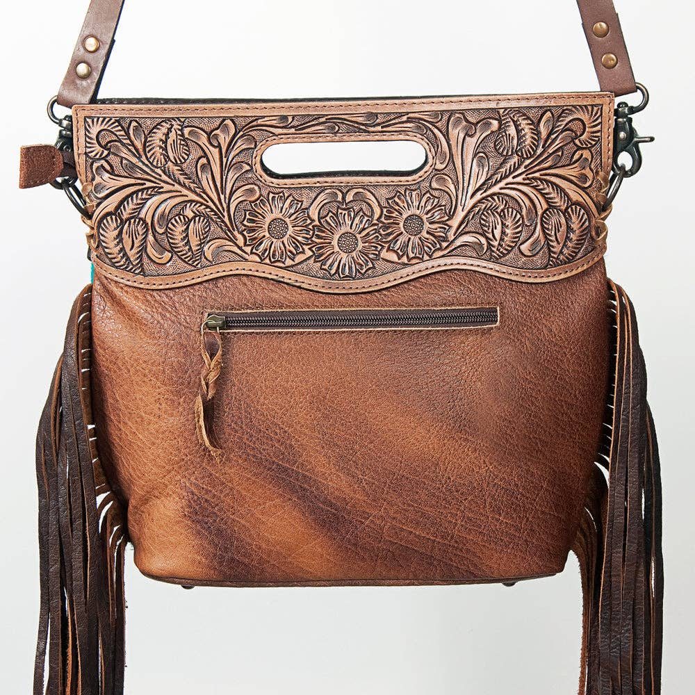 ADBGS146 Crossbody Genuine Western Leather Women Bag Jane: ADBGS146TRQ