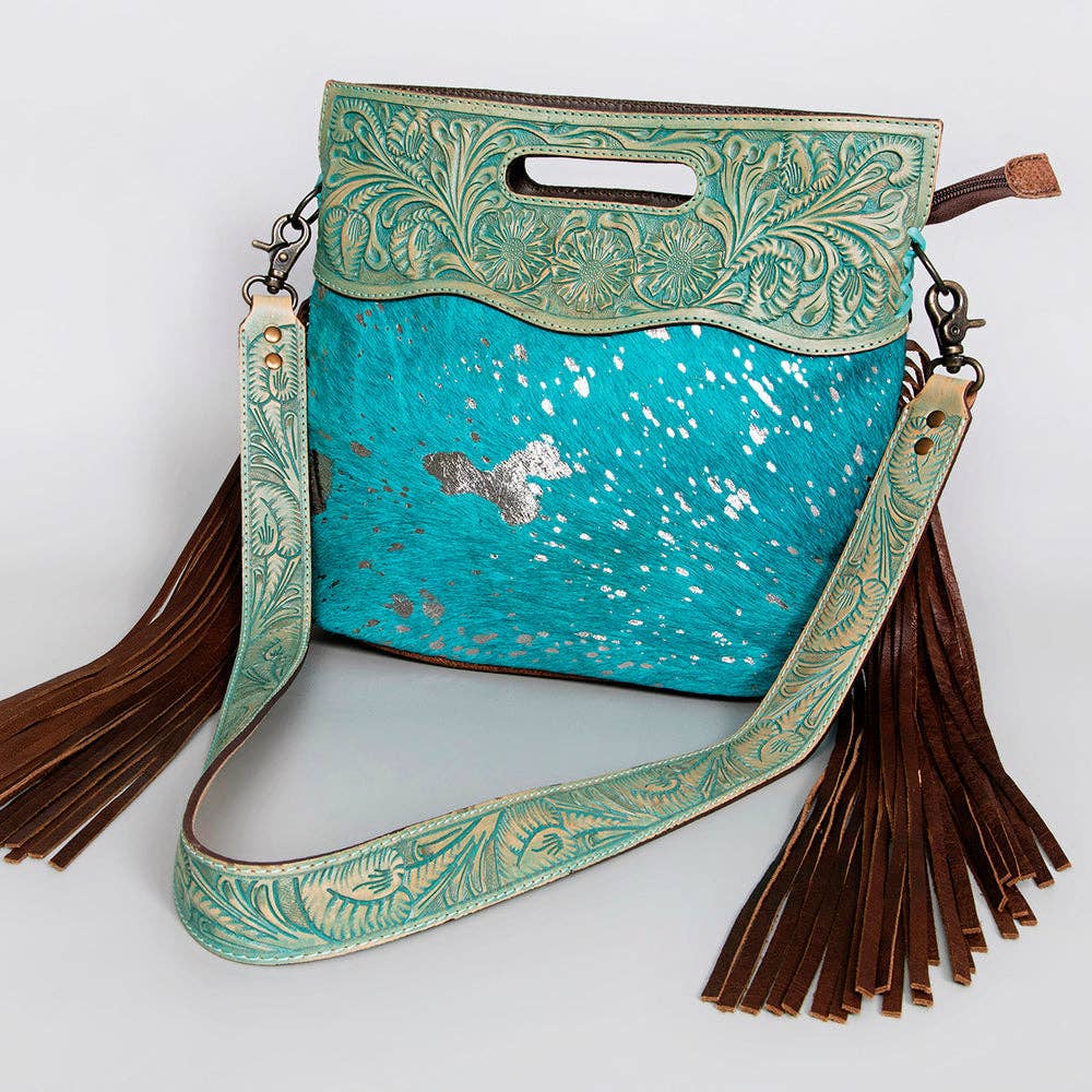 ADBGS146 Crossbody Genuine Western Leather Women Bag Jane: ADBGS146TRQ