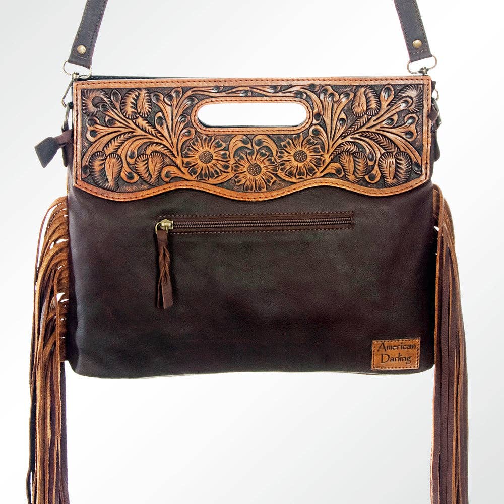 ADBGS146 Crossbody Genuine Western Leather Women Bag Jane: ADBGS146TRQ