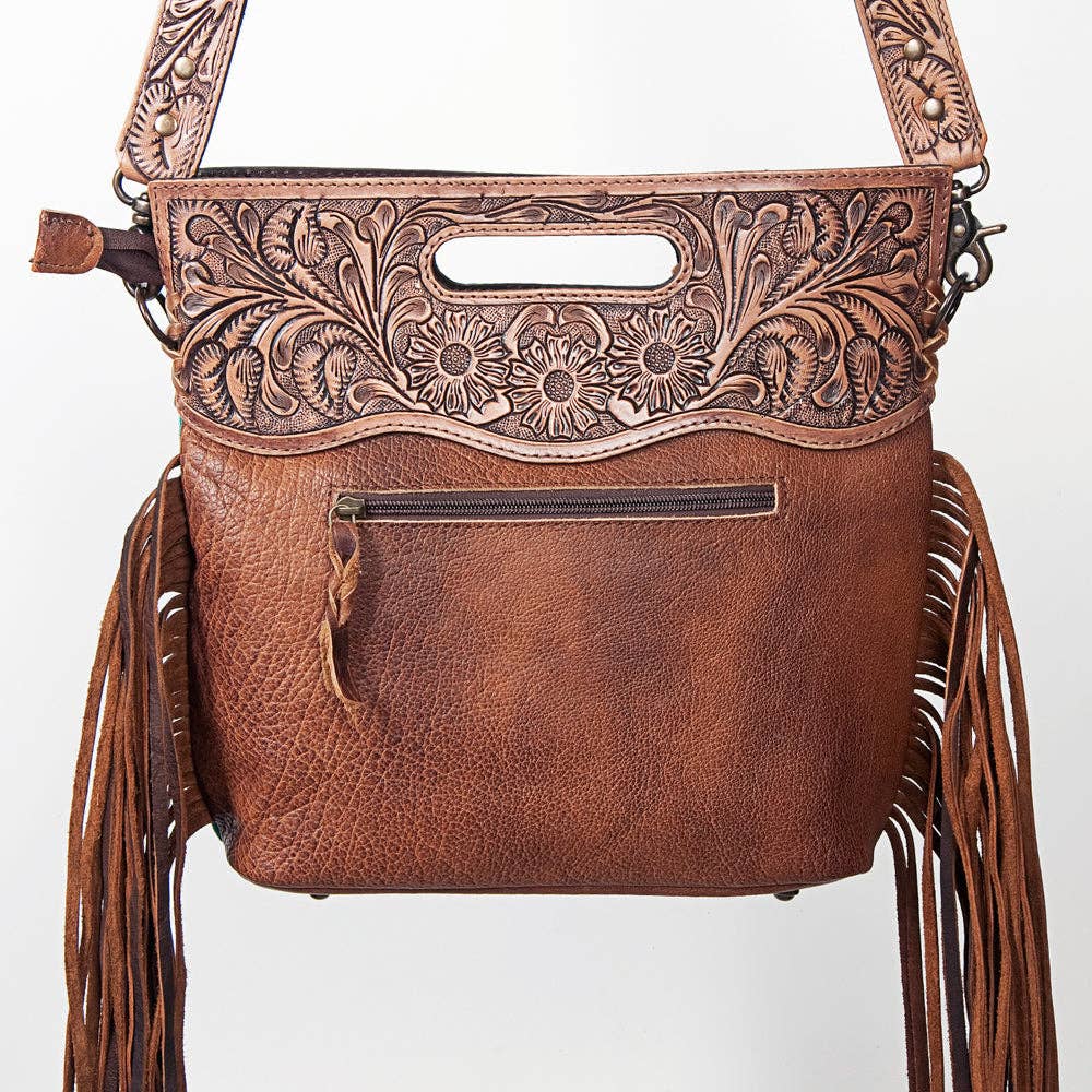 ADBGS146 Crossbody Genuine Western Leather Women Bag Jane: ADBGS146TRQ