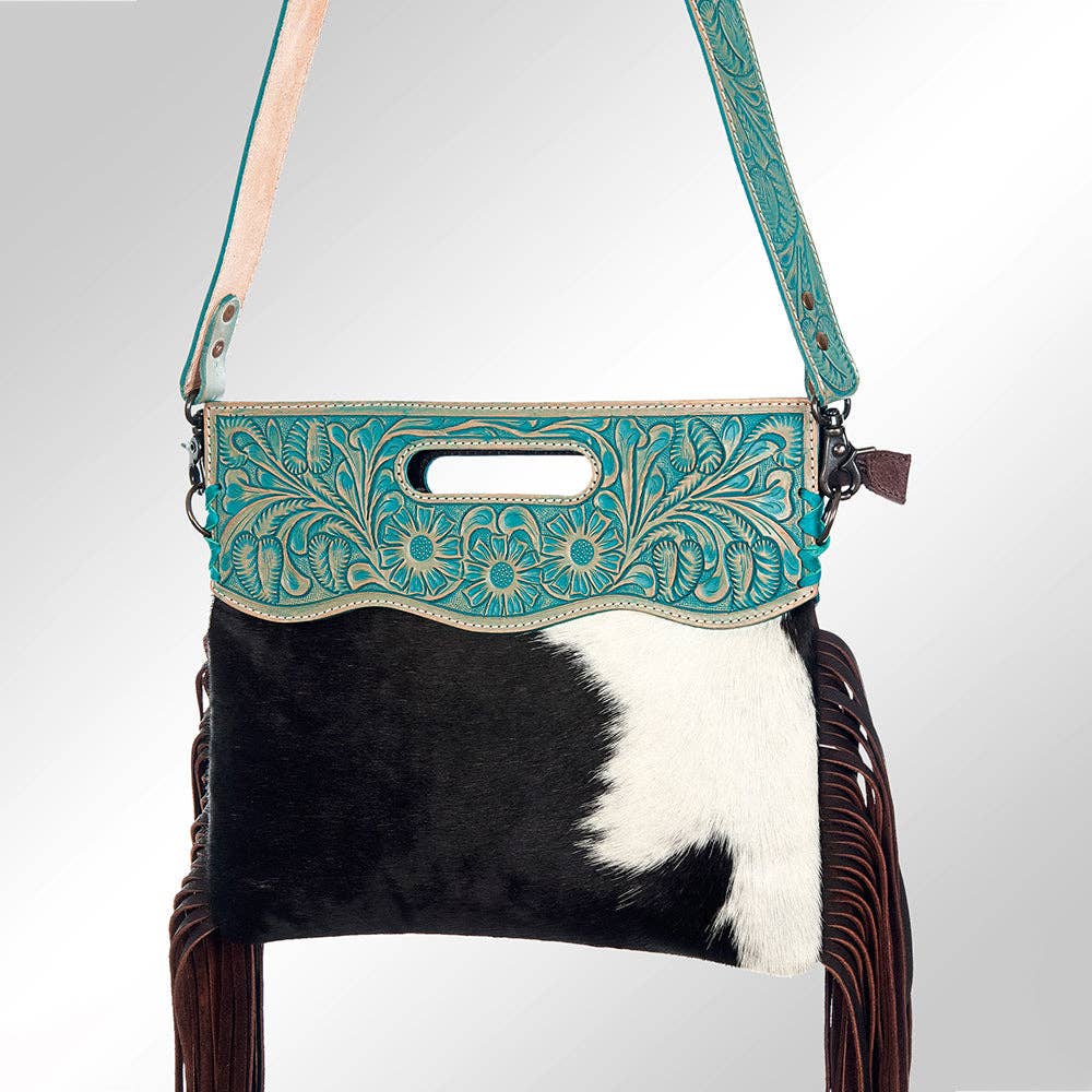 ADBGS146 Crossbody Genuine Western Leather Women Bag Jane: ADBGS146TRQ