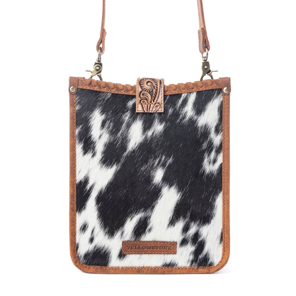 Yellowstone Snowfield Handtooled Bag in Cream Auburn: Cream Auburn
