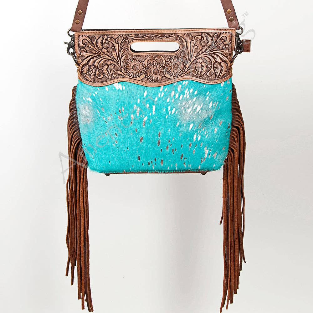 ADBGS146 Crossbody Genuine Western Leather Women Bag Jane: ADBGS146TRQ