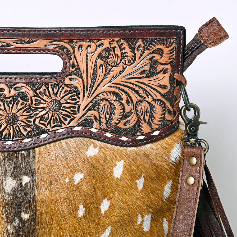 ADBGS146 Crossbody Genuine Western Leather Women Bag Jane: ADBGS146TRQ